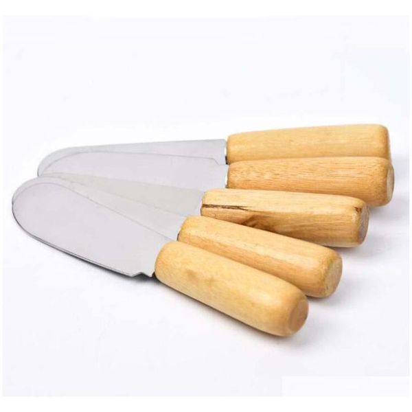 stainless steel cutlery butter spatula with wood handle butter knife cheese dessert jam spread qylfil five2010
stainless steel cutlery butter spatula with wood handle butter knife cheese dessert jam spread qylfil five2010