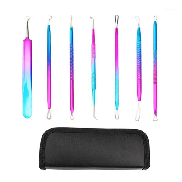 party favor 7pc/bag stainless steel double head pick acne tool needle beauty tools cosmetic tool1
party favor 7pc/bag stainless steel double head pick acne tool needle beauty tools cosmetic tool1