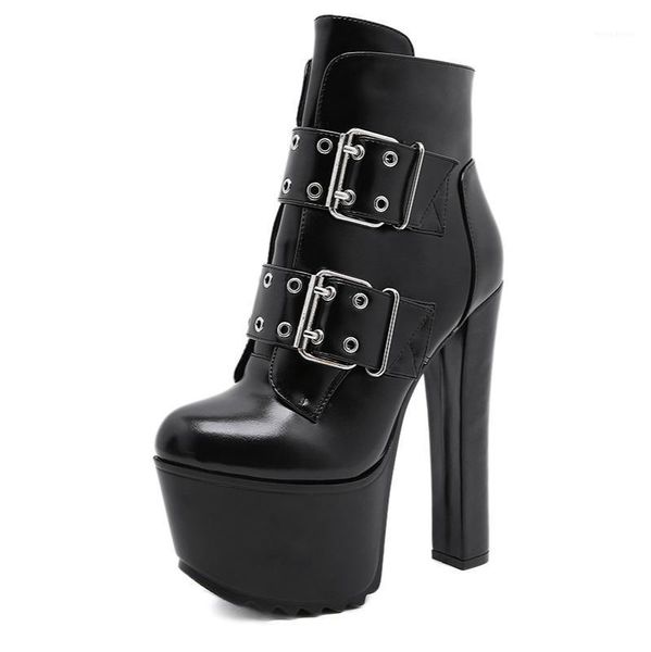 pu leather platform buckle boots high heels women's spring autumn shoes women chaussures femme western rivet motorcycle boots1, Black
pu leather platform buckle boots high heels women's spring autumn shoes women chaussures femme western rivet motorcycle boots1, Black
