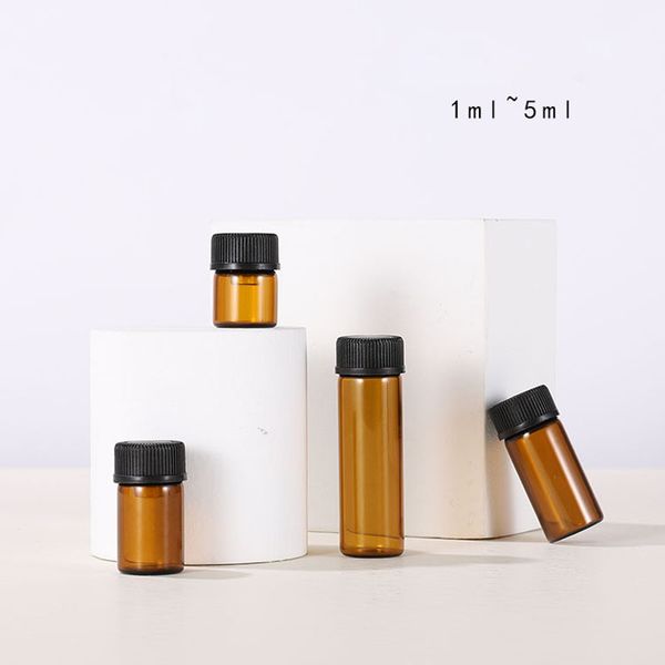 wholesale 1000pcs lot 1ml 2ml 3ml 5ml essential oil amber glass sample bottle vial with black screw cap and plug for e liquid
wholesale 1000pcs lot 1ml 2ml 3ml 5ml essential oil amber glass sample bottle vial with black screw cap and plug for e liquid