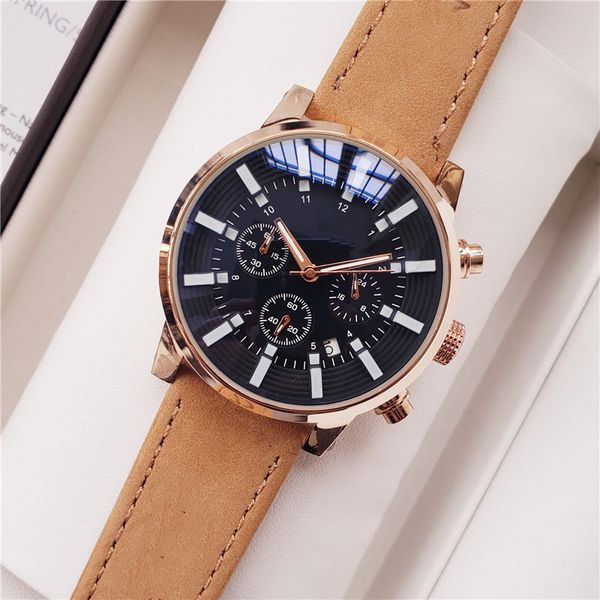 New spot men's casual fashion wanbaotian s watch factory direct sales, Slivery;brown
New spot men's casual fashion wanbaotian s watch factory direct sales, Slivery;brown