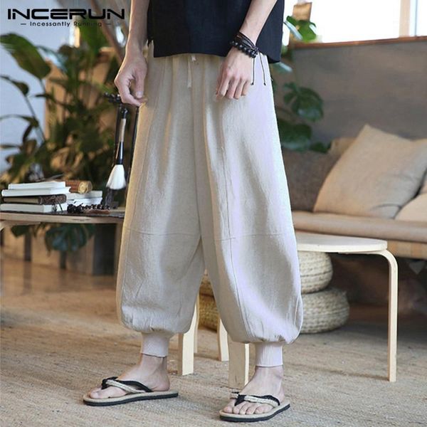 2020summer men wide leg pants fashion men baggy streetwear vintage cotton drawstring solid loose casual harem trousers plus size1, Black
2020summer men wide leg pants fashion men baggy streetwear vintage cotton drawstring solid loose casual harem trousers plus size1, Black
