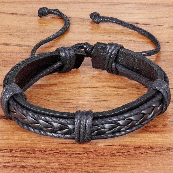 link, chain multilayer leather bracelet for men jewelry black color bangles weave charm genuine hand buckle friends1
link, chain multilayer leather bracelet for men jewelry black color bangles weave charm genuine hand buckle friends1
