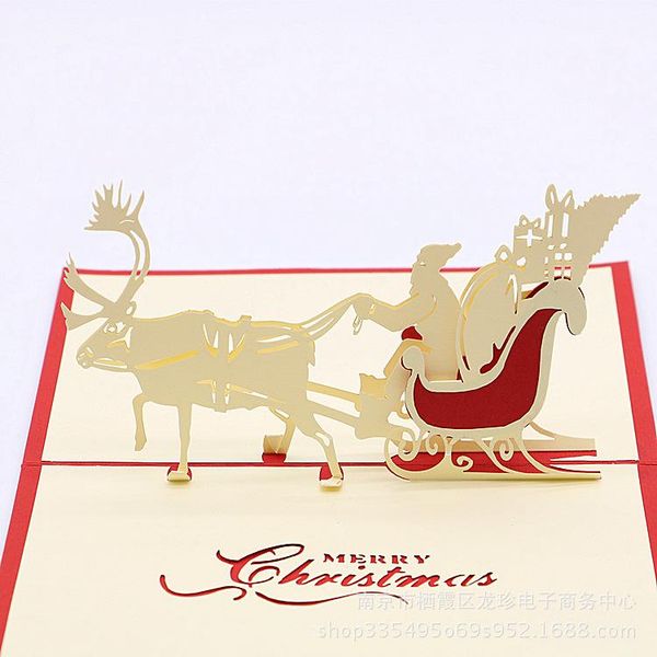 merry christmas greeting card christmas deer car 3d three-dimensional handmade paper blessing card
merry christmas greeting card christmas deer car 3d three-dimensional handmade paper blessing card