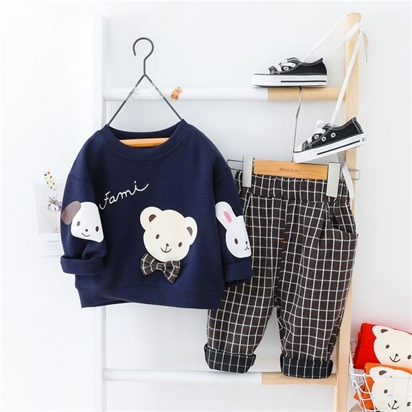 hylkidhuose baby clothing sets 2020 spring girls boys clothing sets cute cartoon t shirt pants toddler infant vacation costume q1221 q0112, White
hylkidhuose baby clothing sets 2020 spring girls boys clothing sets cute cartoon t shirt pants toddler infant vacation costume q1221 q0112, White