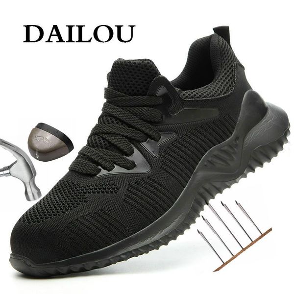 dailou мужской стали toe обувь работа безопасности дышащее вскользь proof boots открытых кроссовок прокол комфортной промышленная обувь, Black
dailou мужской стали toe обувь работа безопасности дышащее вскользь proof boots открытых кроссовок прокол комфортной промышленная обувь, Black