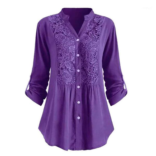 lace flower blouses women summer new v-neck long sleeve shirts lady female casual loose solid color buttons plus size s-5xl1, White
lace flower blouses women summer new v-neck long sleeve shirts lady female casual loose solid color buttons plus size s-5xl1, White