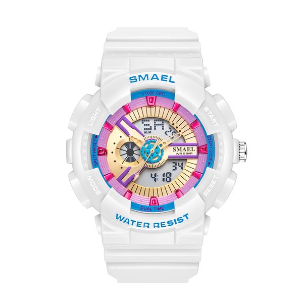 new smael fashion ins style quartz ditigal womens ladies watch high school student lovers watches multicolor dial white resin sport a04b6, Slivery;brown
new smael fashion ins style quartz ditigal womens ladies watch high school student lovers watches multicolor dial white resin sport a04b6, Slivery;brown