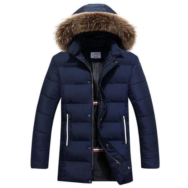 2020 men's cotton-padded winter woolen collar casual cotton-padded warm medium length woolen collar, Black
2020 men's cotton-padded winter woolen collar casual cotton-padded warm medium length woolen collar, Black