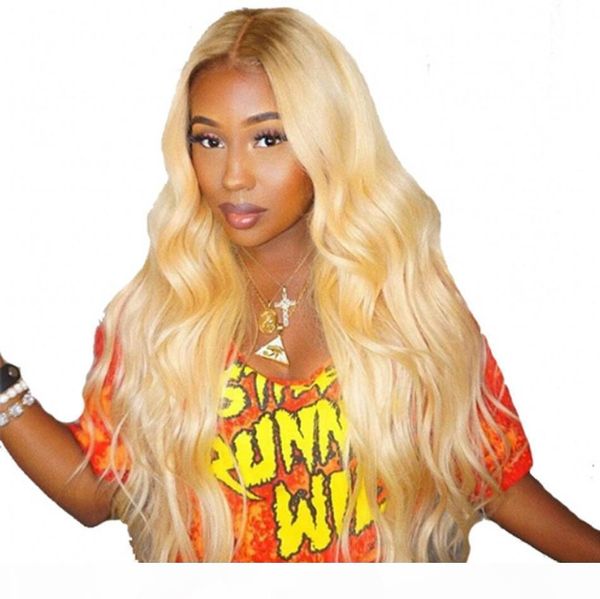 130% density 613 blonde lace front wig body wave blonde full lace human hair wigs for black women, Black;brown
130% density 613 blonde lace front wig body wave blonde full lace human hair wigs for black women, Black;brown