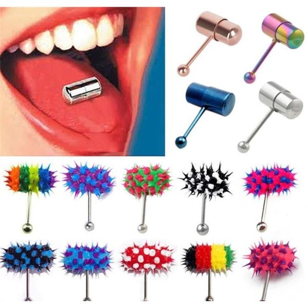 modrsa 1piece hip hop rubber vibrating tongue ring 1.6185mm stainless steel barbell tongue piercing punk body jewelry f jllueo, Silver
modrsa 1piece hip hop rubber vibrating tongue ring 1.6185mm stainless steel barbell tongue piercing punk body jewelry f jllueo, Silver
