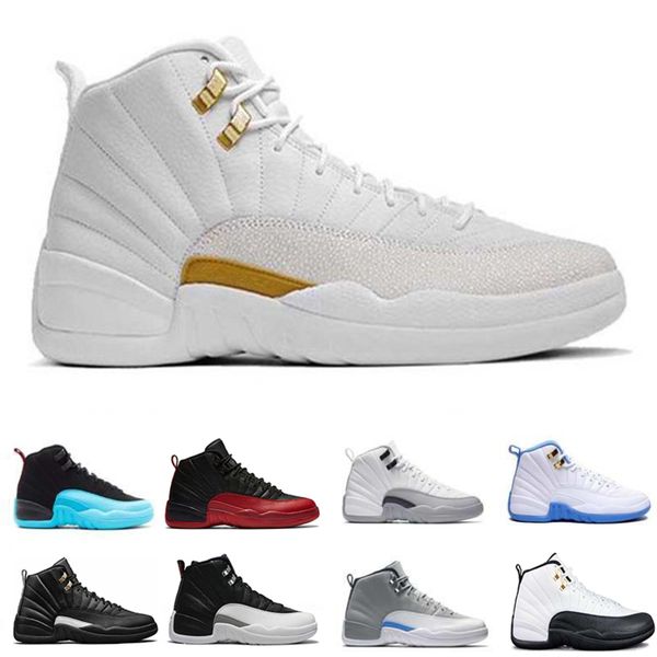 12 12s basketball shoes playoffs taxi the master gamma blue flu game gym red wolf grey white trainers sport sneakers us 7-13
12 12s basketball shoes playoffs taxi the master gamma blue flu game gym red wolf grey white trainers sport sneakers us 7-13