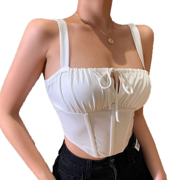 women's tanks & camis camisole women's tank beautiful back slim lace up fishbone top, White
women's tanks & camis camisole women's tank beautiful back slim lace up fishbone top, White
