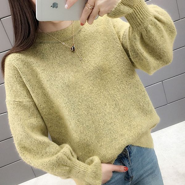 qrwr 2020 autumn winter korean women sweater casual o neck solid knitted pullover loose flare sleeve elegant sweaters women, White;black
qrwr 2020 autumn winter korean women sweater casual o neck solid knitted pullover loose flare sleeve elegant sweaters women, White;black