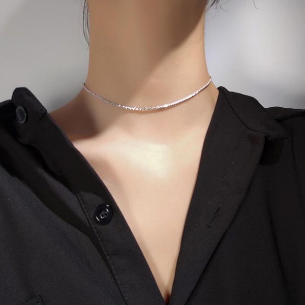 npkds women fashion jewelry exquisite short chain necklace gypsophila clavicle chain necklaces for female jewelry gift, Silver
npkds women fashion jewelry exquisite short chain necklace gypsophila clavicle chain necklaces for female jewelry gift, Silver