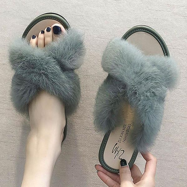 slippers luxury cross band furry women sandals velvet pantufa antiskid flat shoes flip flops fairy cozy fur slides 20211, Black
slippers luxury cross band furry women sandals velvet pantufa antiskid flat shoes flip flops fairy cozy fur slides 20211, Black