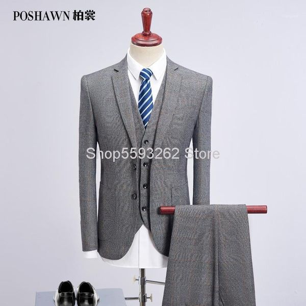 autumn men suit suit slim fit business leisure three-piece set1, White;black
autumn men suit suit slim fit business leisure three-piece set1, White;black