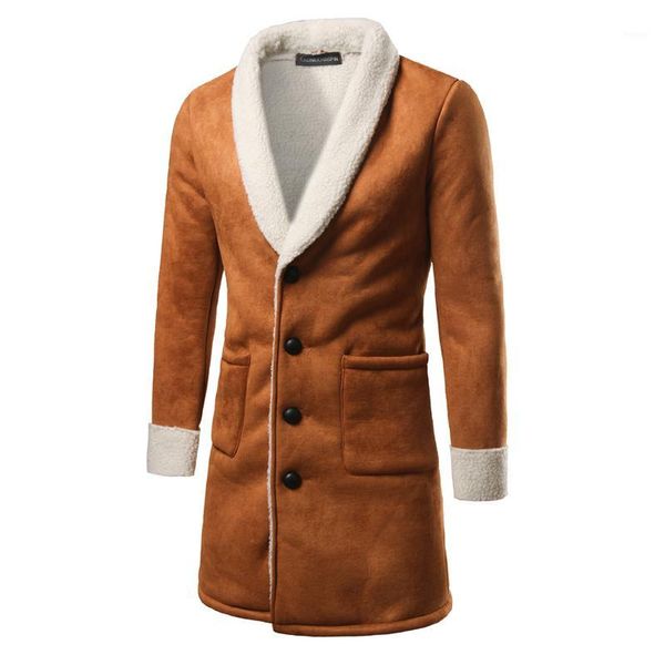 2019 men' slim fleece overcoat fashion stand collor wool liner thick parka casual male outerwear blends thermal coat z51, Black
2019 men' slim fleece overcoat fashion stand collor wool liner thick parka casual male outerwear blends thermal coat z51, Black