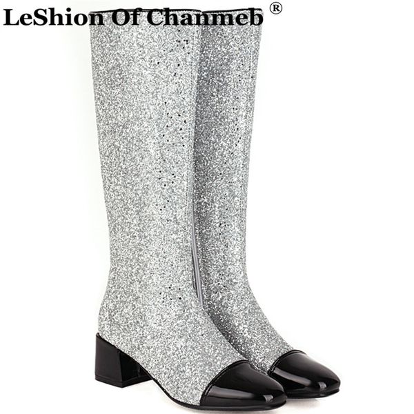 brand designer glitter knee high boots women gold silver tall boots woman 2021 new autumn winter party wedding bling bling shoes, Black
brand designer glitter knee high boots women gold silver tall boots woman 2021 new autumn winter party wedding bling bling shoes, Black