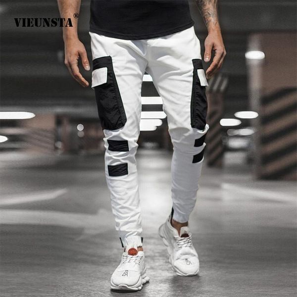 men's pants 3xl fashion patchwork cargo for men spring autumn big pocket skinny pencil mens harajuku jogger trousers streetwear, Black
men's pants 3xl fashion patchwork cargo for men spring autumn big pocket skinny pencil mens harajuku jogger trousers streetwear, Black