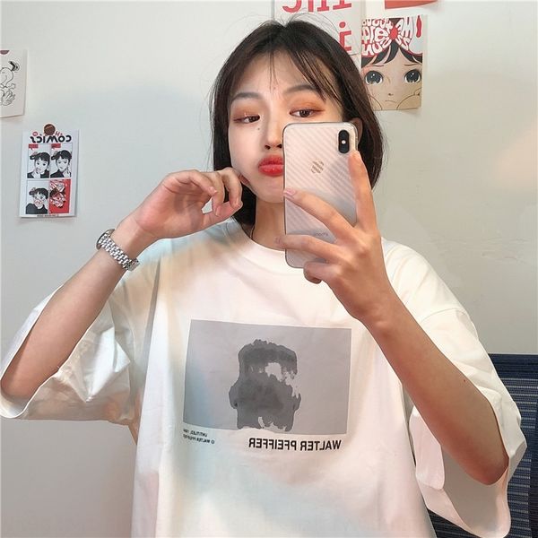 r70dr brand net red short sleeve t-shirt women's slim student ins trendy 2020 fit simple korean body sticker close-fitting stickerver, White
r70dr brand net red short sleeve t-shirt women's slim student ins trendy 2020 fit simple korean body sticker close-fitting stickerver, White