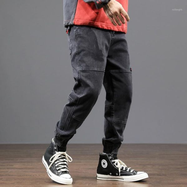 japanese vintage fashion men jeans loose fit spliced designer denim cargo pants joggers streetwear hip hop jeans men harem pants1, Blue
japanese vintage fashion men jeans loose fit spliced designer denim cargo pants joggers streetwear hip hop jeans men harem pants1, Blue