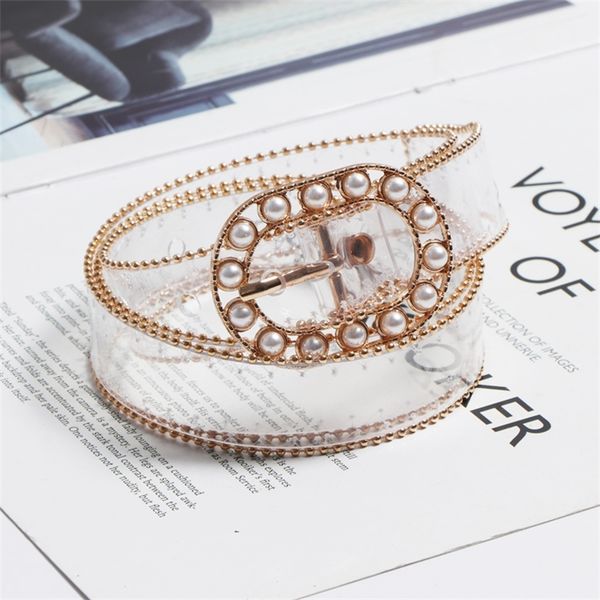 2020 fashion korean style fashion belt transparent pvc designer belt casual round pearl buckle jeans belt t200427, Black;brown
2020 fashion korean style fashion belt transparent pvc designer belt casual round pearl buckle jeans belt t200427, Black;brown