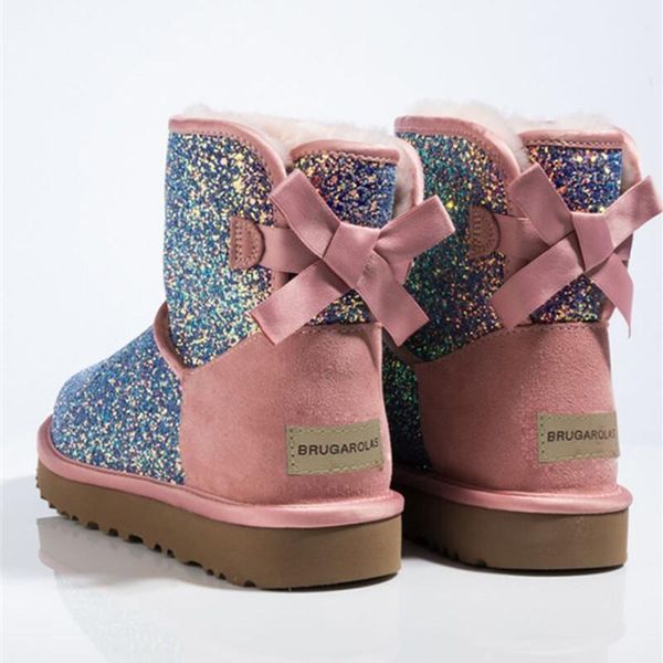 new style arrive ankle snow boots sheepskin suede leather australia flat winter for women sheep wool shearling lined warm shoes, Black
new style arrive ankle snow boots sheepskin suede leather australia flat winter for women sheep wool shearling lined warm shoes, Black