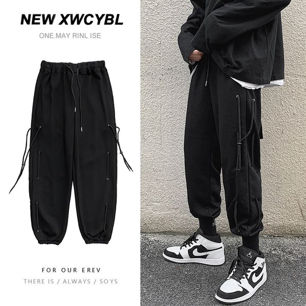 осень хип-хоп брюки мужская мода solid color drawstring повседневные брюки мужчины streetwear сыпучие корейский прямые брюки мужские s-3xl, Black
осень хип-хоп брюки мужская мода solid color drawstring повседневные брюки мужчины streetwear сыпучие корейский прямые брюки мужские s-3xl, Black