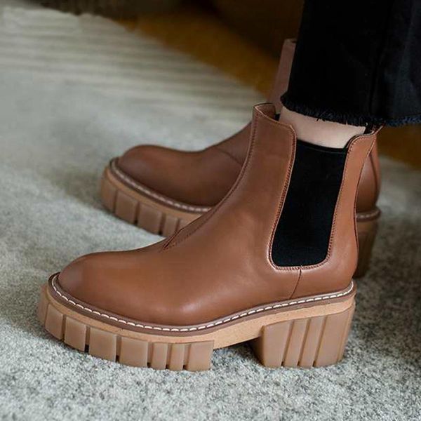 bottes femme 2020 new winter shoes women's ankle boots genuine leather leisure bottom round toe high street ankle boots mujer, Black
bottes femme 2020 new winter shoes women's ankle boots genuine leather leisure bottom round toe high street ankle boots mujer, Black
