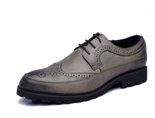 dress shoes italy men leather brogue casual british style oxfords fashion brand for oxfords1, Black
dress shoes italy men leather brogue casual british style oxfords fashion brand for oxfords1, Black