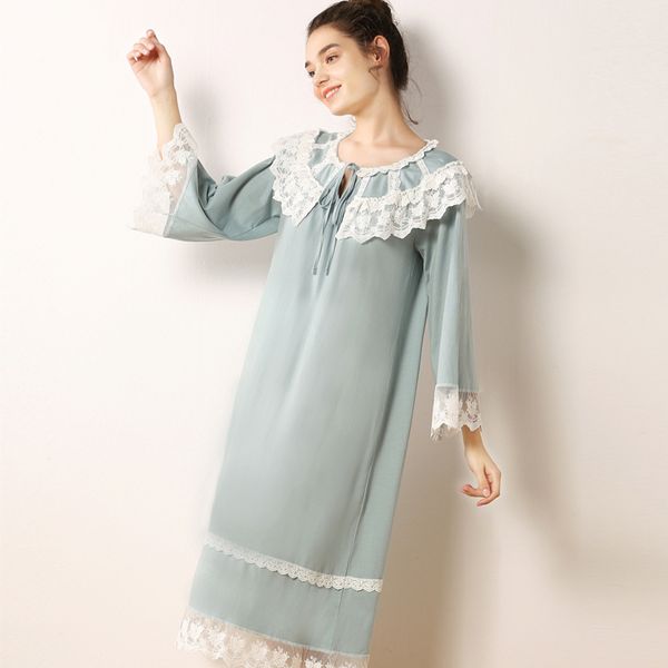 foreign trade middle east long sleeve lace cotton nightgown cute princess knitted pajamas womens homewear large size loose, Black;red
foreign trade middle east long sleeve lace cotton nightgown cute princess knitted pajamas womens homewear large size loose, Black;red