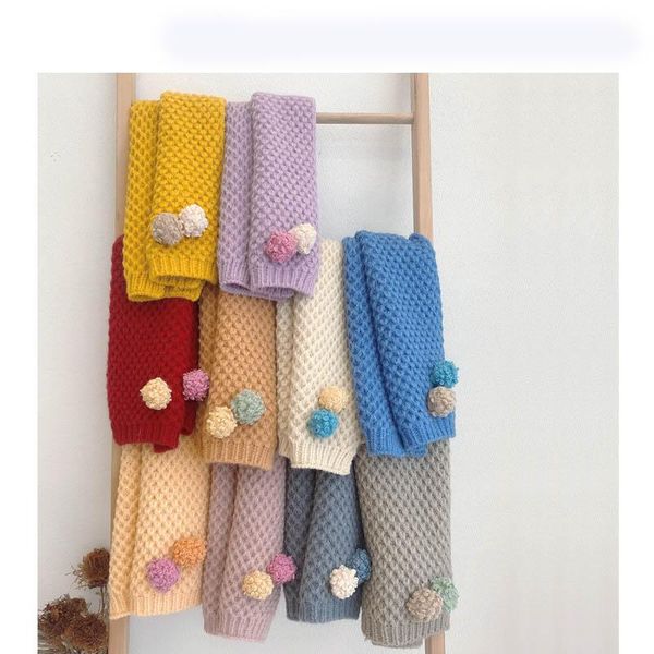 autumn winter children's all-match knitted wool scarf boys girls pure color warm ball cute wild thick soft skin-friendly c85, Blue;gray
autumn winter children's all-match knitted wool scarf boys girls pure color warm ball cute wild thick soft skin-friendly c85, Blue;gray