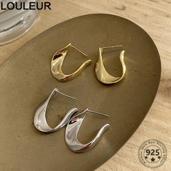 louleur 925 sterling silver french style earrings vintage french style elegant simple daily earrings for women trendy fi, Golden;silver
louleur 925 sterling silver french style earrings vintage french style elegant simple daily earrings for women trendy fi, Golden;silver