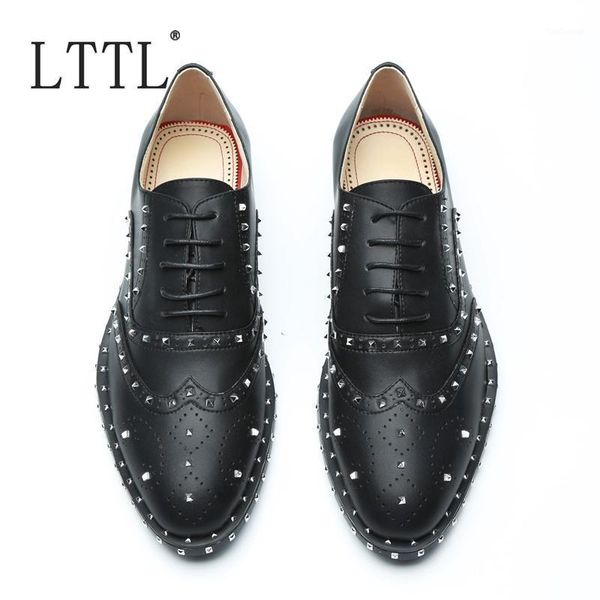 dress shoes lttl fashion black oxford for men spikes leather breathable formal1
dress shoes lttl fashion black oxford for men spikes leather breathable formal1
