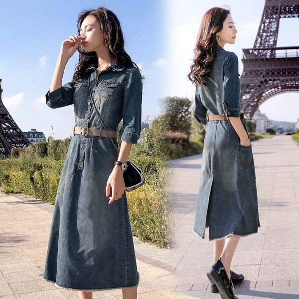 denim long skirt women's spring and autumn new style personalized slim casual autumn conjoined denim skirt dress a-line dress d7dxw, Black;gray
denim long skirt women's spring and autumn new style personalized slim casual autumn conjoined denim skirt dress a-line dress d7dxw, Black;gray
