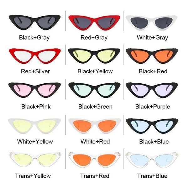 eye women vintage retro small cat cateye sunglasses sun glasses brand designer colorful eyewear for female oculos de sol
eye women vintage retro small cat cateye sunglasses sun glasses brand designer colorful eyewear for female oculos de sol