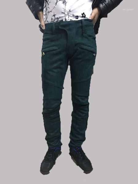 nwt men's stylish fashion stretch ribbed suede biker green jeans size 28-38 (#945, Blue 
nwt men's stylish fashion stretch ribbed suede biker green jeans size 28-38 (#945, Blue