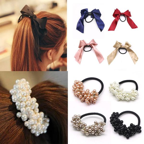 hair accessories elastic rubber band rope girls scrunchie ponytail holder pearl beads women bands ties for ladies
hair accessories elastic rubber band rope girls scrunchie ponytail holder pearl beads women bands ties for ladies
