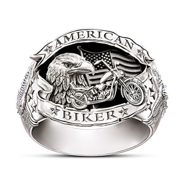 februaryfrost brand carved words american biker men ring motorcycle om eagle animal jewelry hip hop rock gift for boyfriend punk rings, Silver
februaryfrost brand carved words american biker men ring motorcycle om eagle animal jewelry hip hop rock gift for boyfriend punk rings, Silver
