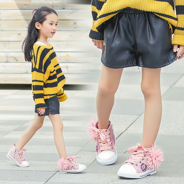 kids shoes children casual sneakers for medium big girls 3-10 yrs floral high-skate sneakers for performance princess flower 201113, Black;grey
kids shoes children casual sneakers for medium big girls 3-10 yrs floral high-skate sneakers for performance princess flower 201113, Black;grey