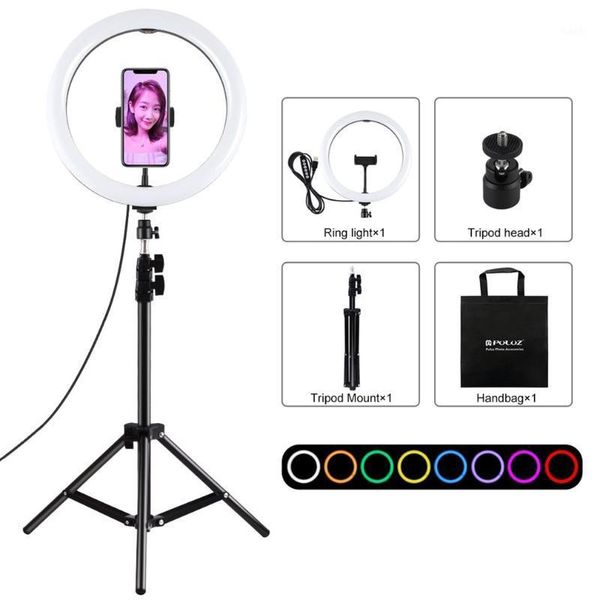 durable safe and practical 11.8-inch curved button color led ring fill light pu524 +1.1m tripod bracket1
durable safe and practical 11.8-inch curved button color led ring fill light pu524 +1.1m tripod bracket1