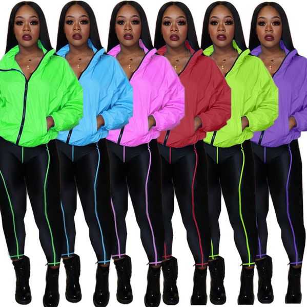 женщины спортивные костюмы 2 pieces set solid color line строчка zip stand collar bat рукавом куртки брюки осень новая мода повседневная spo, Gray
женщины спортивные костюмы 2 pieces set solid color line строчка zip stand collar bat рукавом куртки брюки осень новая мода повседневная spo, Gray