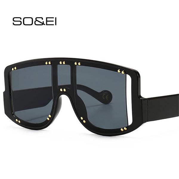 sunglasses so&ei vintage oversized square one piece luxury women brand designer rivets decorative gradient eyewear men shades, White;black
sunglasses so&ei vintage oversized square one piece luxury women brand designer rivets decorative gradient eyewear men shades, White;black