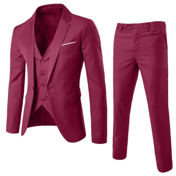 mens slim business wedding party suit 3 piece set groom tuxedos 2020 jacket vest & pants pure color costume homme mariage#z, White;black
mens slim business wedding party suit 3 piece set groom tuxedos 2020 jacket vest & pants pure color costume homme mariage#z, White;black