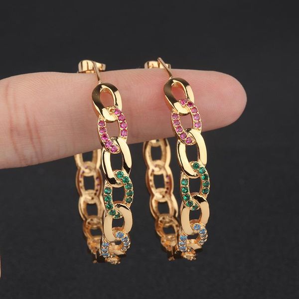 funmode gold color hip hop women hoop earrings multicolor cz pave wedding party show jewelry wholesale fe55, Golden;silver
funmode gold color hip hop women hoop earrings multicolor cz pave wedding party show jewelry wholesale fe55, Golden;silver