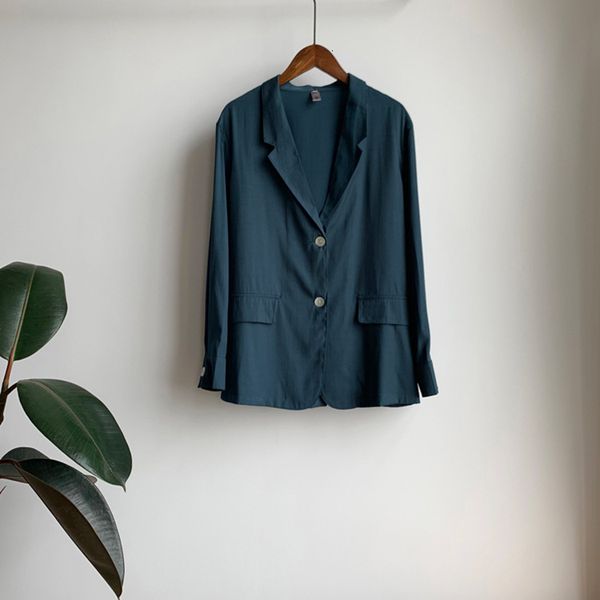 2021 new summer blazer styel thin turn down collar vintage chiffon coat feminino for women y87m, White;black
2021 new summer blazer styel thin turn down collar vintage chiffon coat feminino for women y87m, White;black