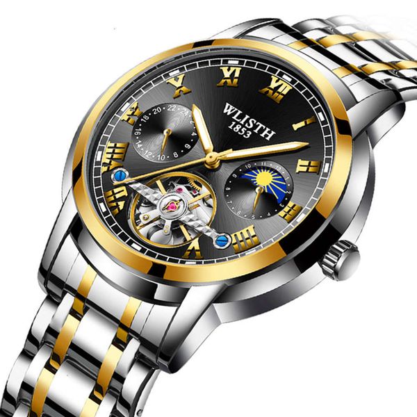 men's business fashion hollow watch mechanical tourbillon automatic men's mechanical watch hollow men's watch b83n, Slivery;brown
men's business fashion hollow watch mechanical tourbillon automatic men's mechanical watch hollow men's watch b83n, Slivery;brown