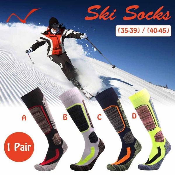 sports socks 2021 outdoor ski winter wicking warm knee high snowboard cycling snowboarding hiking sport thicker thermosocks, Black
sports socks 2021 outdoor ski winter wicking warm knee high snowboard cycling snowboarding hiking sport thicker thermosocks, Black