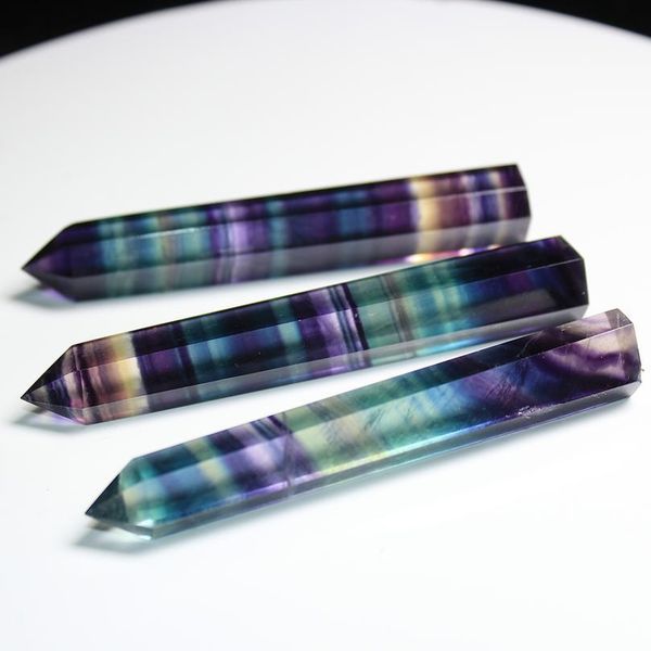 natural fluorite crystal colorful striped fluorite 4-7cm quartz crystal stone point healing hexagonal wand treatme qylmrc, Black
natural fluorite crystal colorful striped fluorite 4-7cm quartz crystal stone point healing hexagonal wand treatme qylmrc, Black